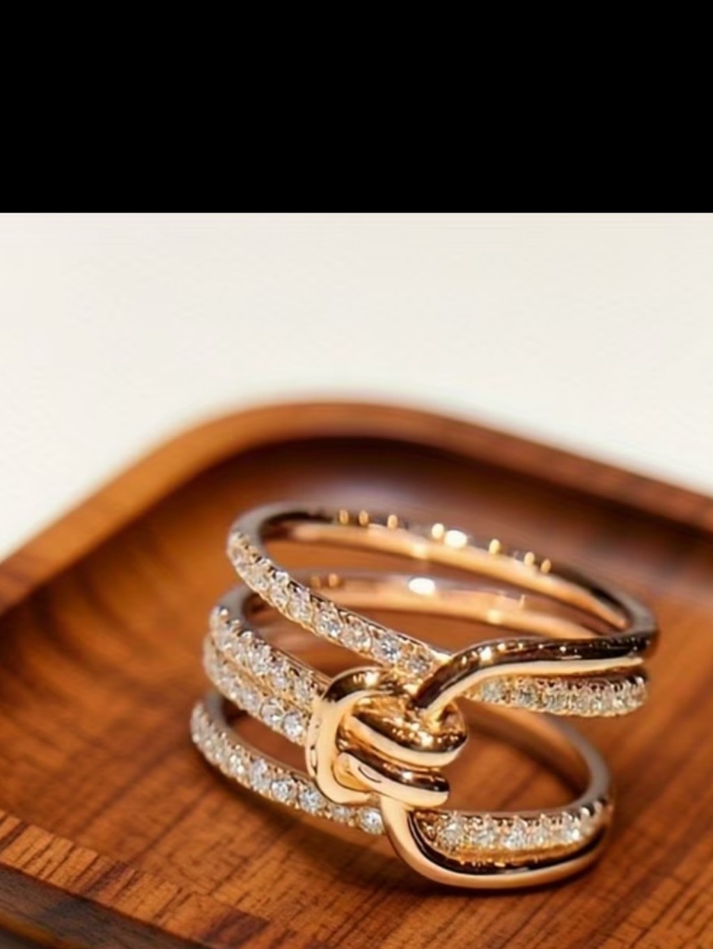 Macys 18 Kt Gold Plated Ring